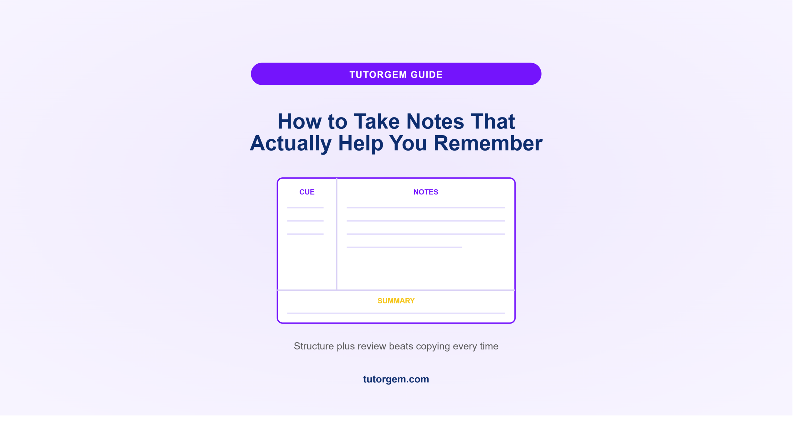 How to Take Notes That Actually Help You Remember